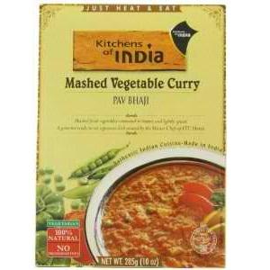 Kitchens Of India Ready To Eat Pav Bhaji Mashed Vegtable Curry (6x10oz)