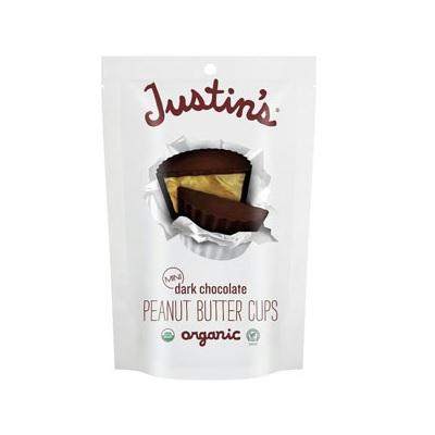 Justin's Organic Dark Chocolate Peanut Butter Cups  (6x4.7 Oz)