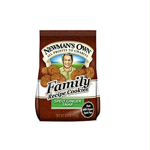 Newman's Own Organics Spelt Ginger Snap Cookies (6x6.5 Oz)