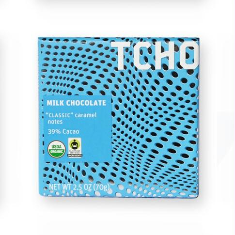 Tcho Classic Milk Chocolate Bar (12x2.5 Oz)