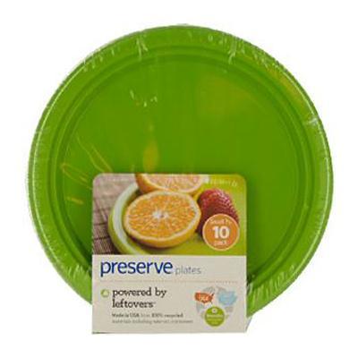 Preserve Apple Green Small Plates (12x10 Ct)