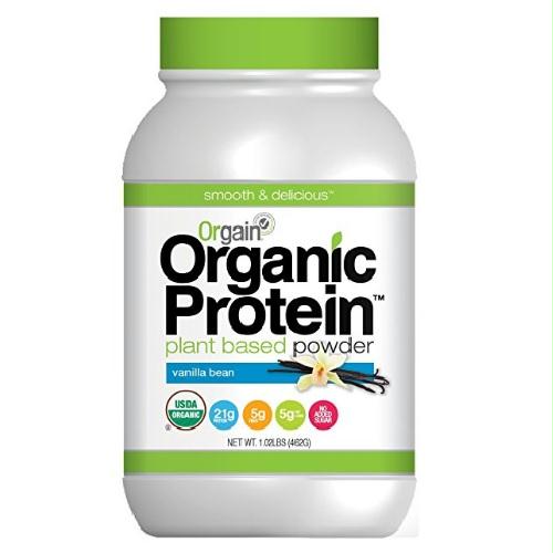 Orgain Organic Plant Based Protein Powder, Sweet Vanilla Bean (1x1.02 Lb  )