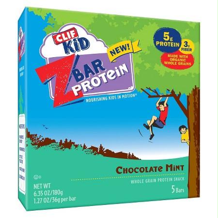 Clif Kid Zbar Protein Chocolate Mint  (6x5 Pack)