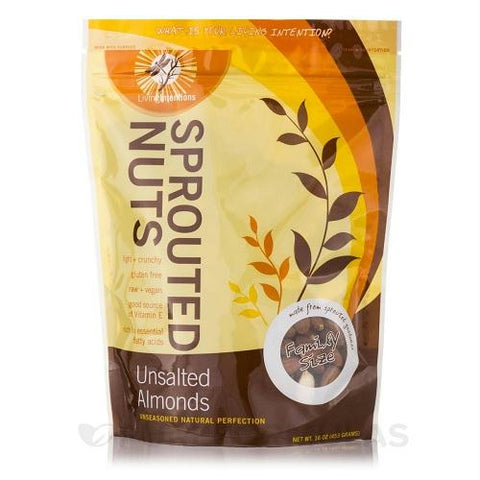 Living Intentions Sprouted Almonds (4x16 Oz)