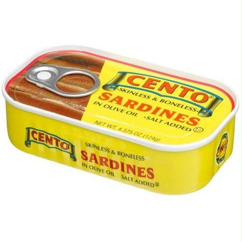 Cento Skinless & Boneless Sardines (25x4.38 Oz)