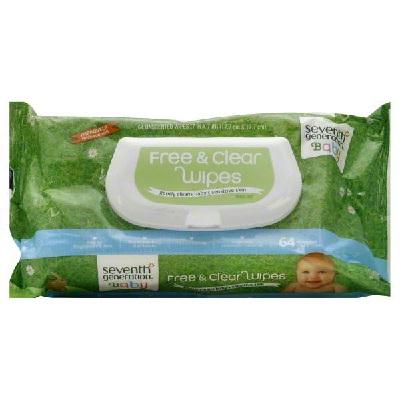 Seventh Generation F&c Baby Wipe Wdgt (12x64cnt )