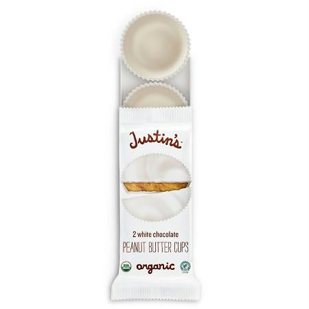 Justin's White Chocolate Organic Peanut Butter Cups (12x1.4 Oz)