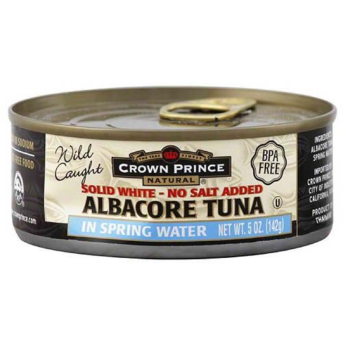 Crown Prince Albacore Tuna In Water No Salt Added (12x12 Oz)