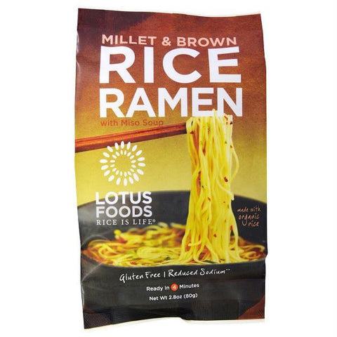 Lotus Foods Organic Rice Ramen With Miso Soup (10x2.8 Oz)