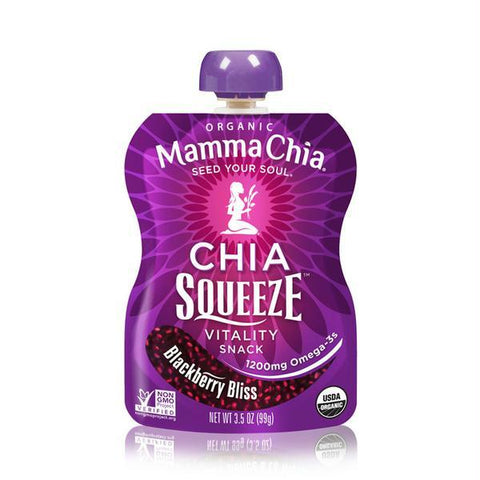 Mamma Chia Squeeze Blackberry Bliss (16x3.5 Oz)