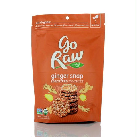 Go Raw Ginger Snap Super Cookie (12x3 Oz)