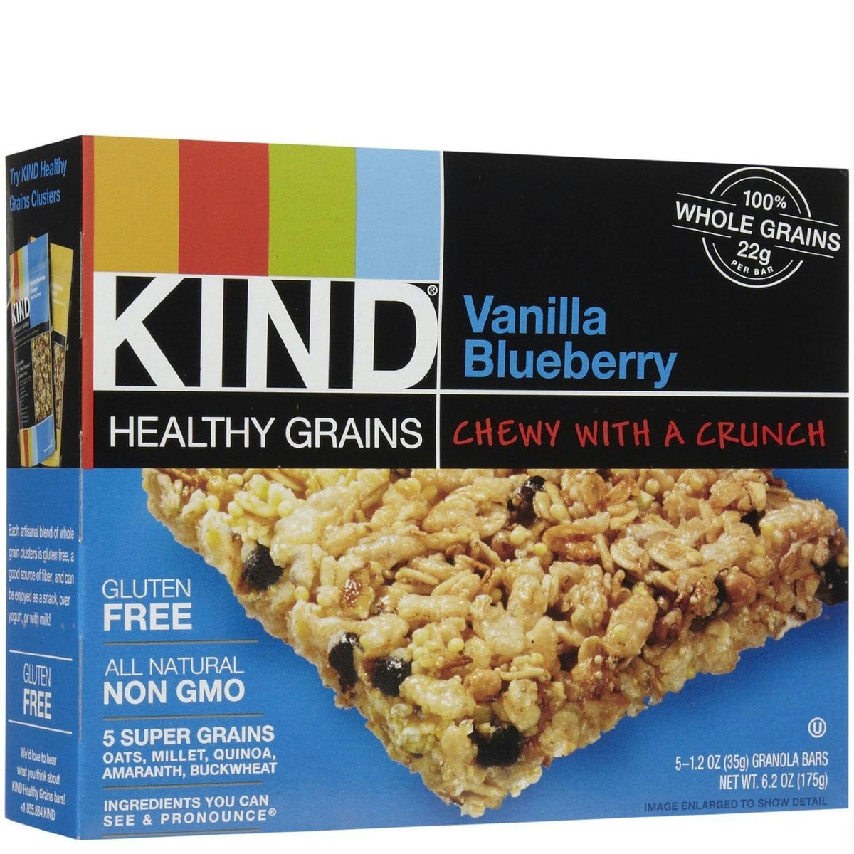 Kind Gran Bar, Vanilla Blueberry (8/5x1.2 Oz)