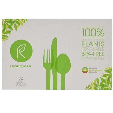 Repurpose High-heat Tolerant Utensils Set (20x24 Ct)