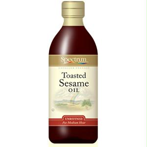 Spectrum Naturals Toasted Unrefined Sesame Oil (12x16 Oz)