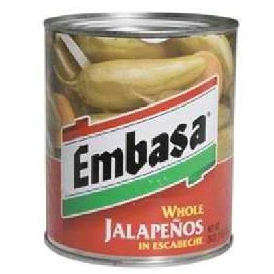 Embasa Whole Jalapenos (12x26oz )