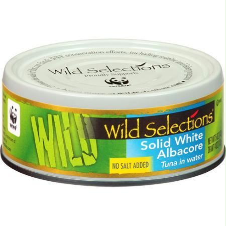 Wild Selections Solid White Albacore Tuna In Water (12x5 Oz)