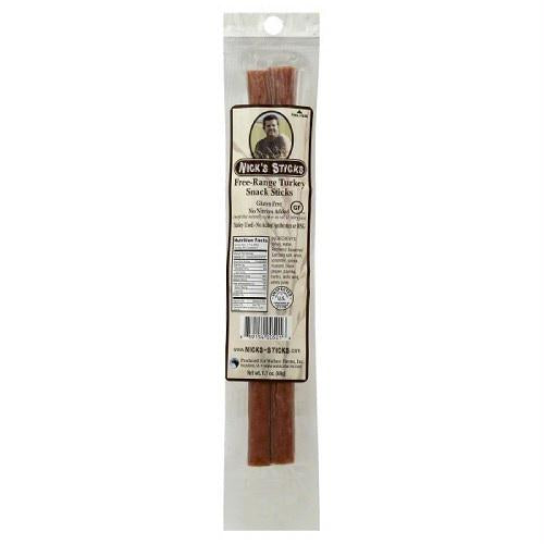 Nick's Sticks Free Range Turkey Snack Sticks (25x1.7 Oz)