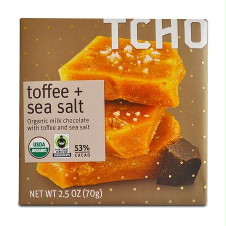 Tcho Chocolate Toffee Sea Salt (12x2.5 Oz)