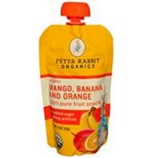 Peter Rabbit Organics Organic Fruit Snack 100% Pure Strawberry And Banana (10x4oz)