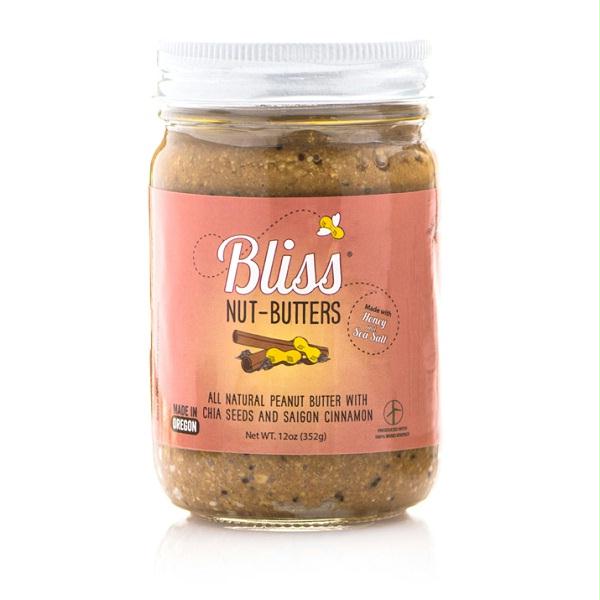 Bliss Cinnamon Chia Seed Peanut Butter (6x12 Oz)