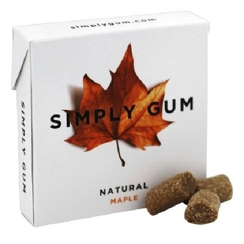 Simply Gum All Natural Gum Maple (12x15 Ct)