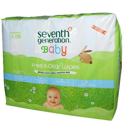 Seventh Generation F&c Baby Wipe Refil (3x256 Ct)