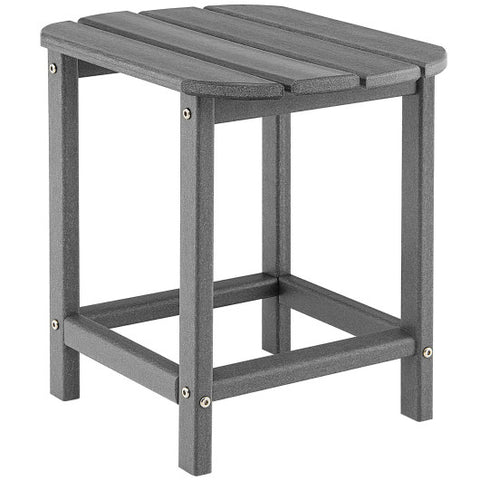 18 Feet Rear Resistant Side Table for Garden Yard and Patio-Gray