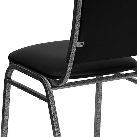 Black Vinyl Banquet Chair