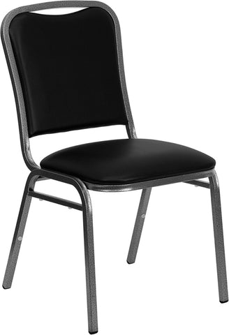 Black Vinyl Banquet Chair