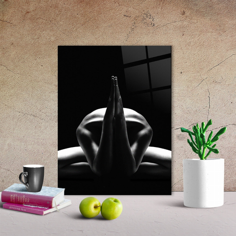 Erotica Blessing Glass Wall Art