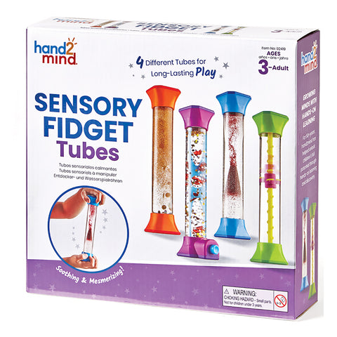 Sensory Fidget Tubes, Set of 4