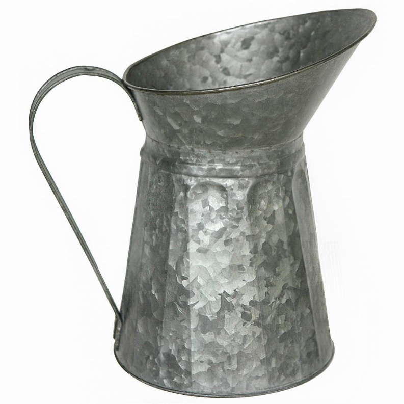 Galvanized Watering Pitcher