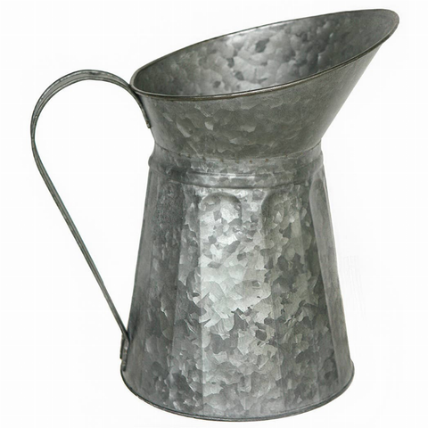 Galvanized Watering Pitcher