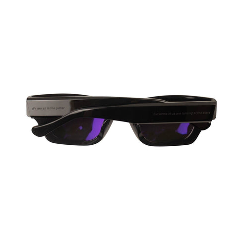 Black Reflective Ray Sunglasses