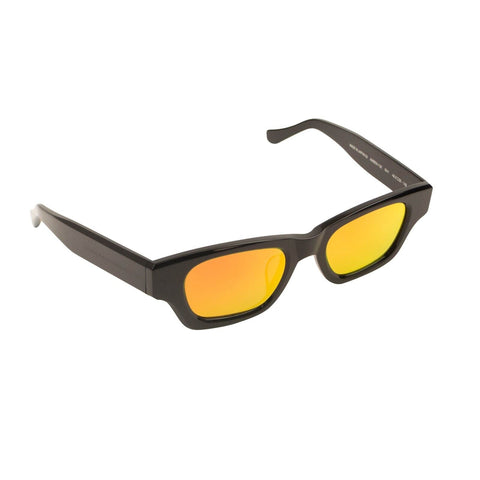 Black Reflective Ray Sunglasses