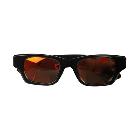 Black Reflective Ray Sunglasses