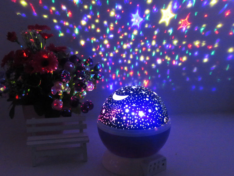 Night Light Projection Lamp (Purple)