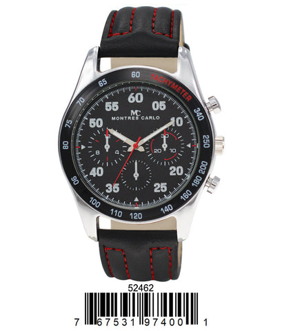 5246 - Vegan Leather Band Watch