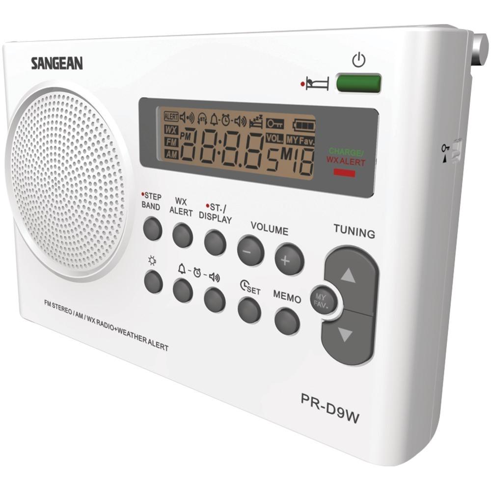 Sangean Pr-d9w Am/fm/noaa Weather Alert Rechargeable Radio