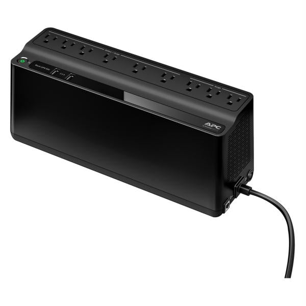 Apc By Schneider Electric Back-ups Be850m2, 850va, 2 Usb Charging Ports, 120v - 8 Hour Recharge - 120 V Ac Input - 120 V Ac Output - 9 X Nema 5-15r