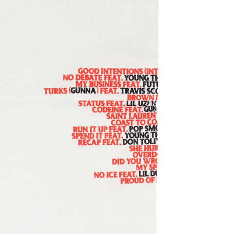 VLONE x NAV Cotton 'Good Intentions' Short Sleeve T-Shirt - White