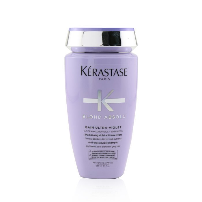 Blond Absolu Bain Ultra-violet Anti-brass Purple Shampoo (lightened, Cool Blonde Or Grey Hair) -