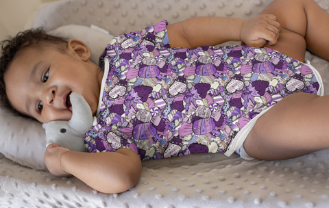 Purple Candies Onesie