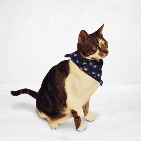 Christmas Lights Cat & Dog Bandana