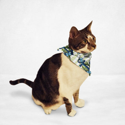 Blue Anchor Cat & Dog Bandana