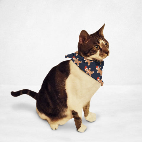 Gingerbread Cat & Dog Bandana