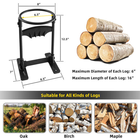 Steel Manual Wedge Firewood Splitter