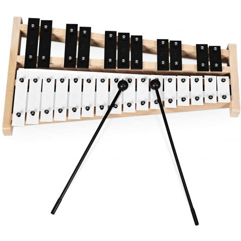 27 Note Glockenspiel Xylophone with 2 Rubber Mallets