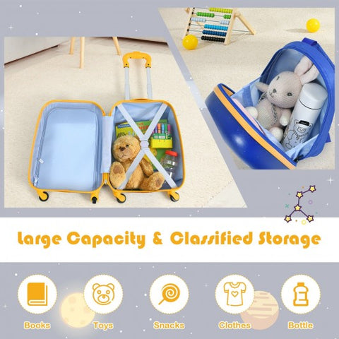 2 Pieces Kids Luggage Set with Backpack and Suitcase for Travel