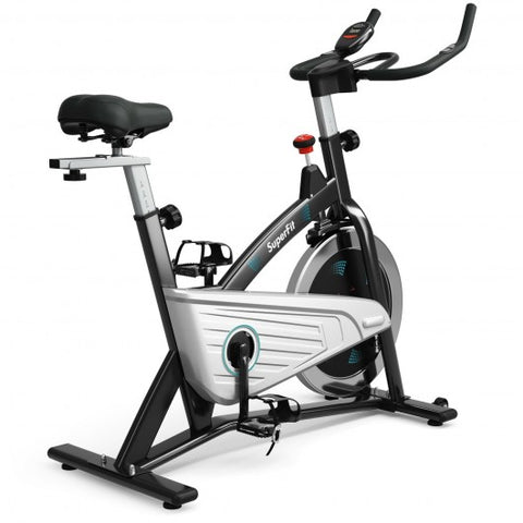 30Lbs Magnetic Fixed Indoor Training Bicycle with Monitor for Gym and House